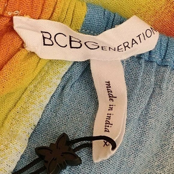 BCBGeneration Off The Shoulder Stripe Top Size XS - Picture 12 of 13